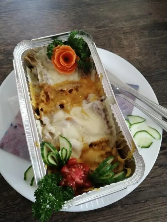 Kebab box se zapečeným sýrem
